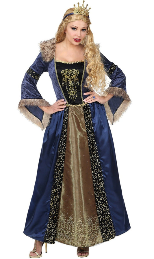 Disfraz de Reina Medieval Pelo para mujer I Don Disfraz