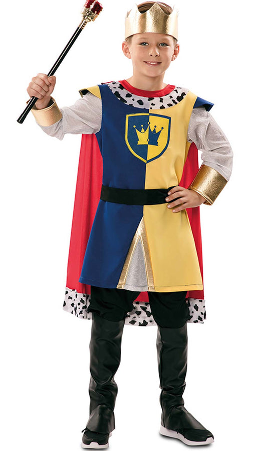Disfraz de Rey Medieval Alonso para niño I Don Disfraz