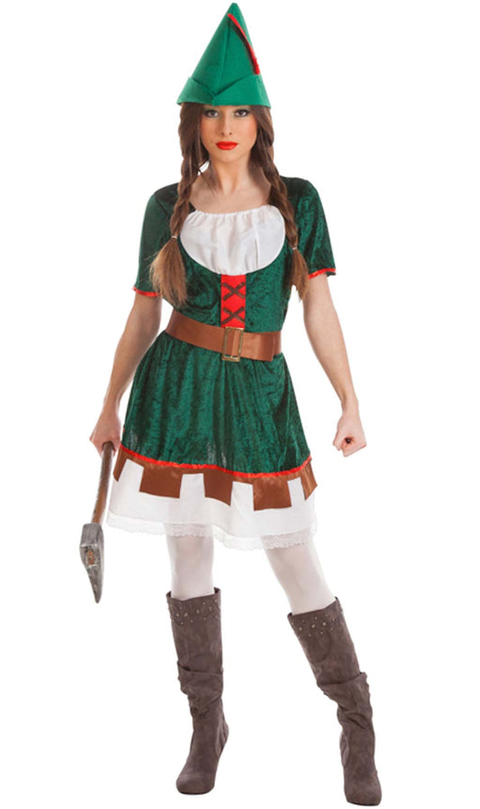 Disfraz de Robin Hood Vestido para mujer I Don Disfraz