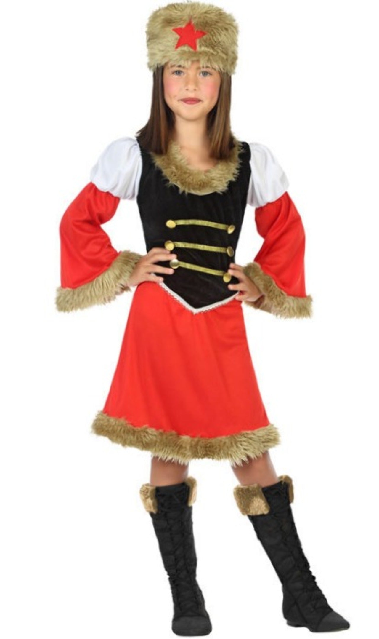 Disfraz de Rusa Tradicional para niña I Don Disfraz