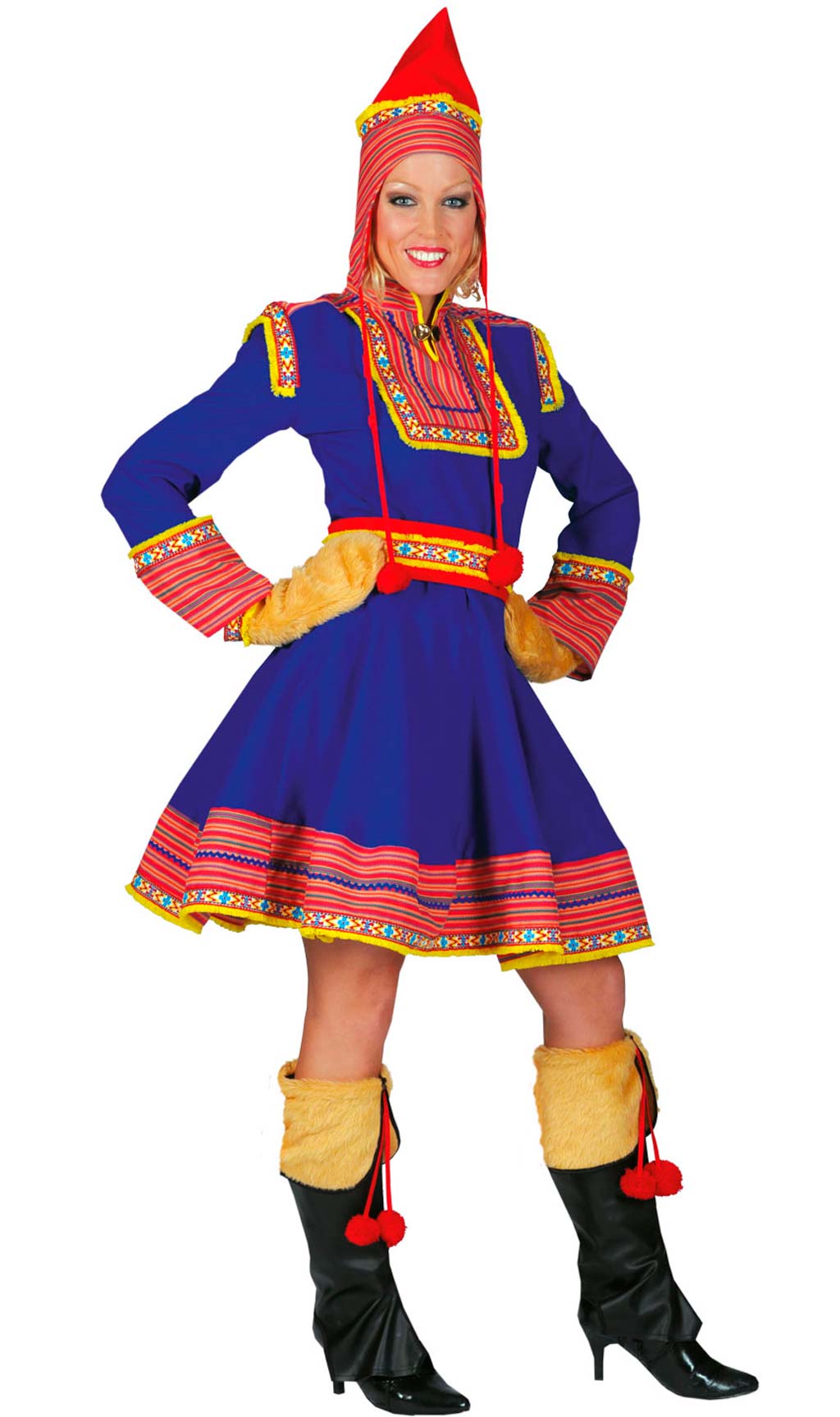 Disfraz de Sami Escandinava para mujer I Don Disfraz