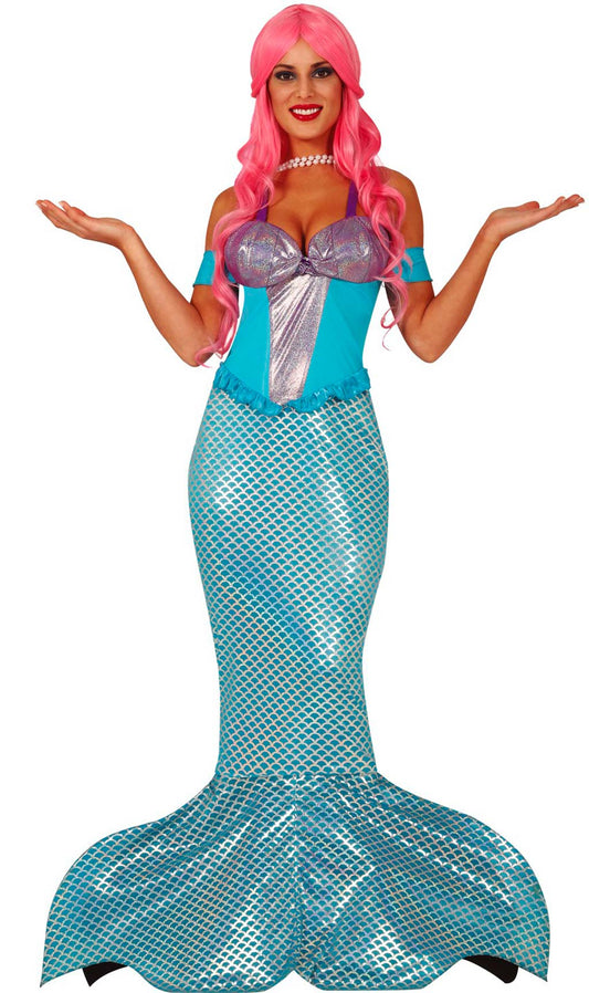 Disfraz Ariel Glitter - Disfraz Sirenita Niña - Disfraces Disney