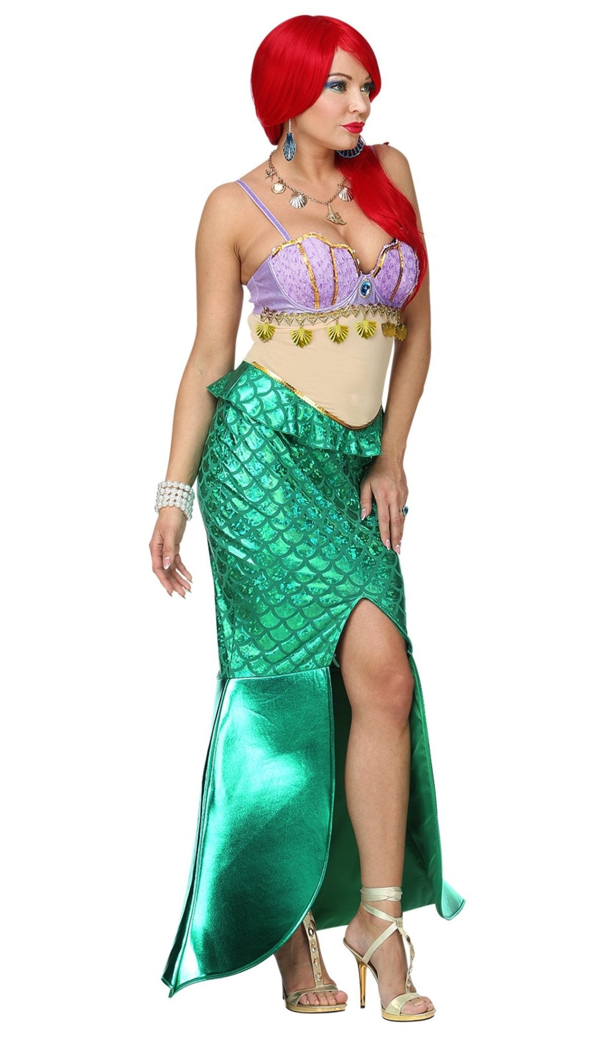 Las mejores ofertas en Disfraces de Sirena de poliéster para Niñas