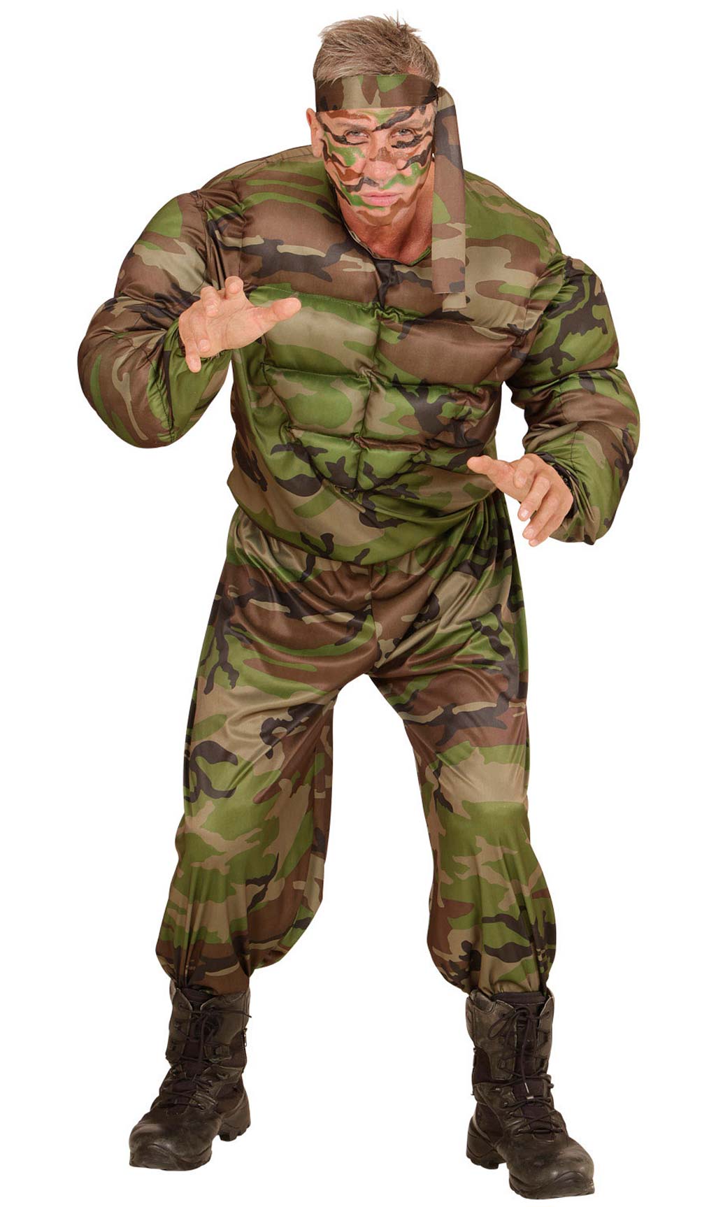 Disfraz de Soldado Musculoso para adulto