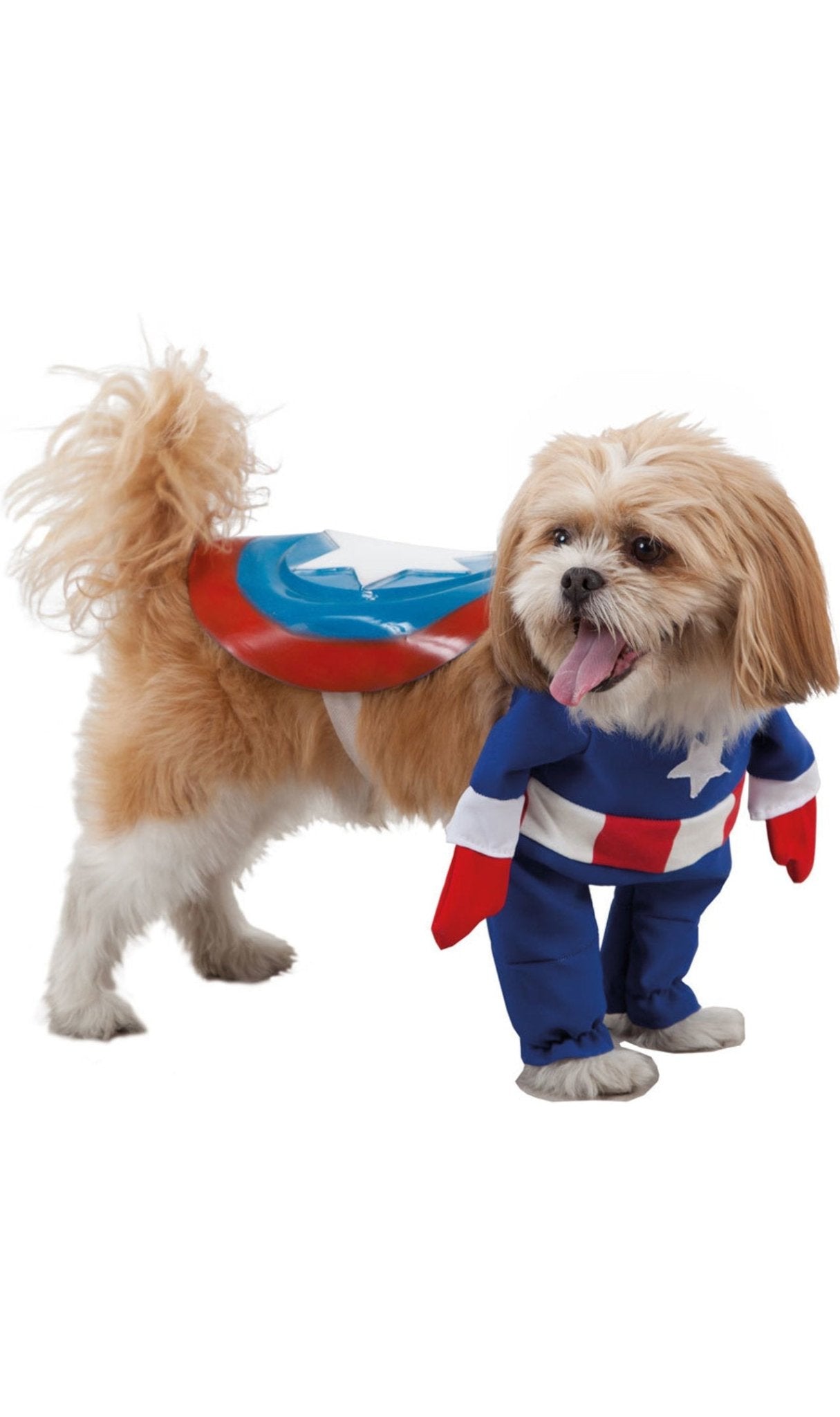 Disfraz de Super América para mascota I Don Disfraz