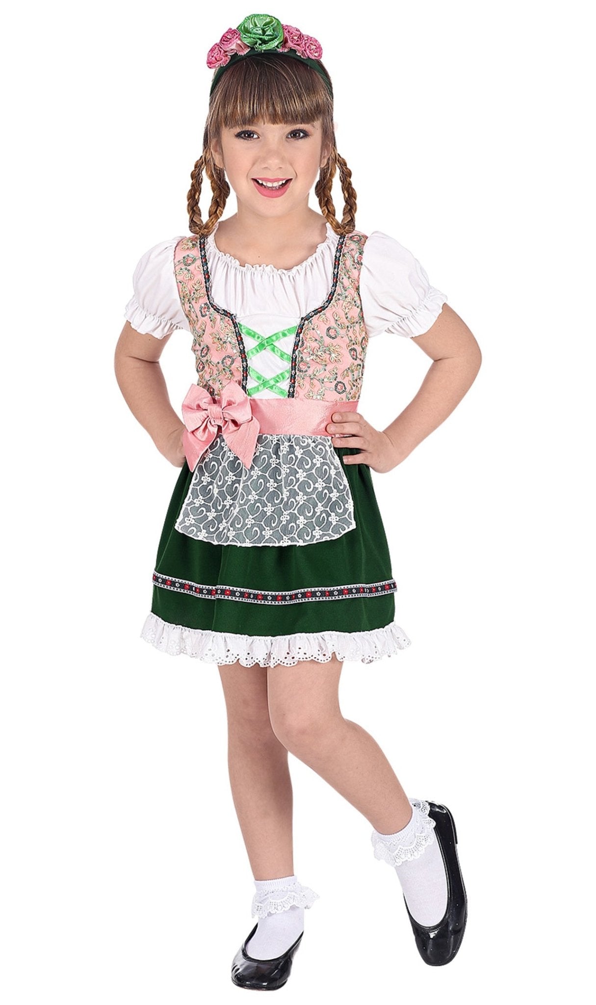 Disfraz de Tirolesa Karen para niña I Don Disfraz