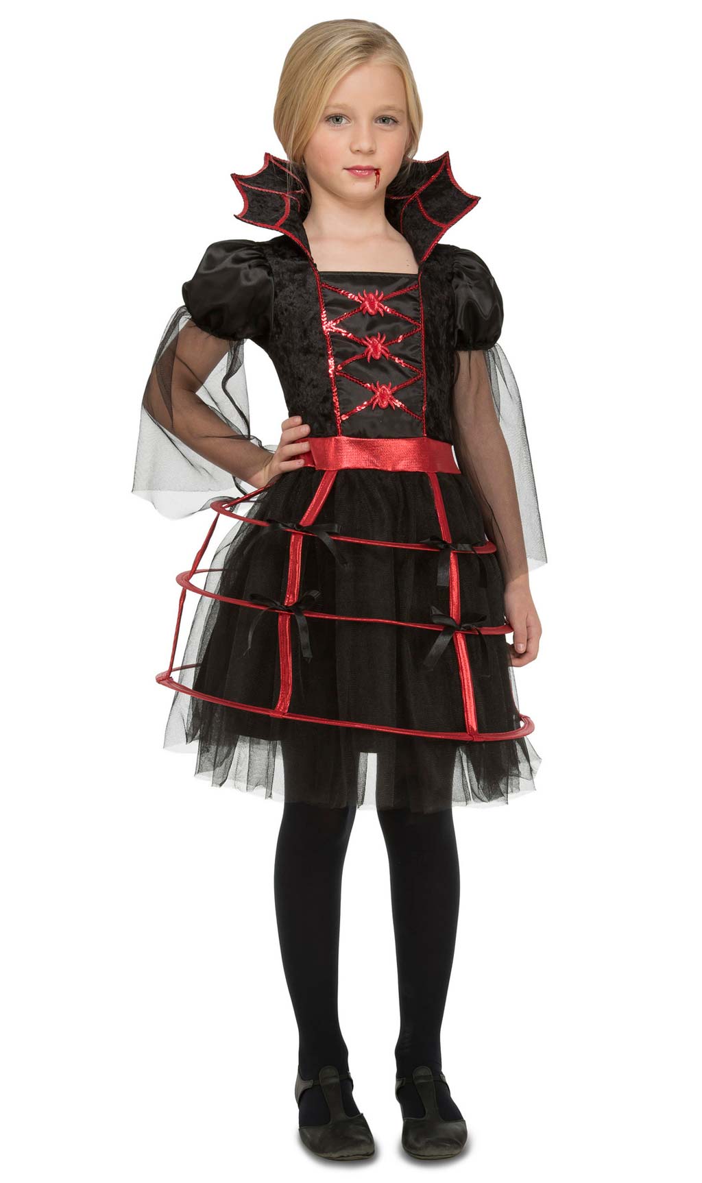 Disfraz de Vampiresa Arañas para niña I Don Disfraz