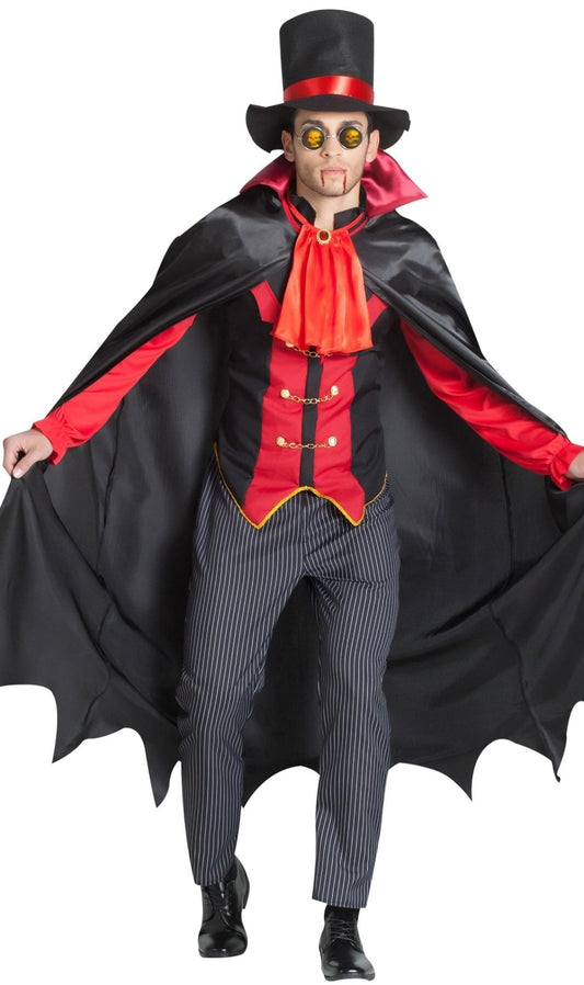 Disfraz de Vampiro Victoriano con Capa para hombre I Don Disfraz