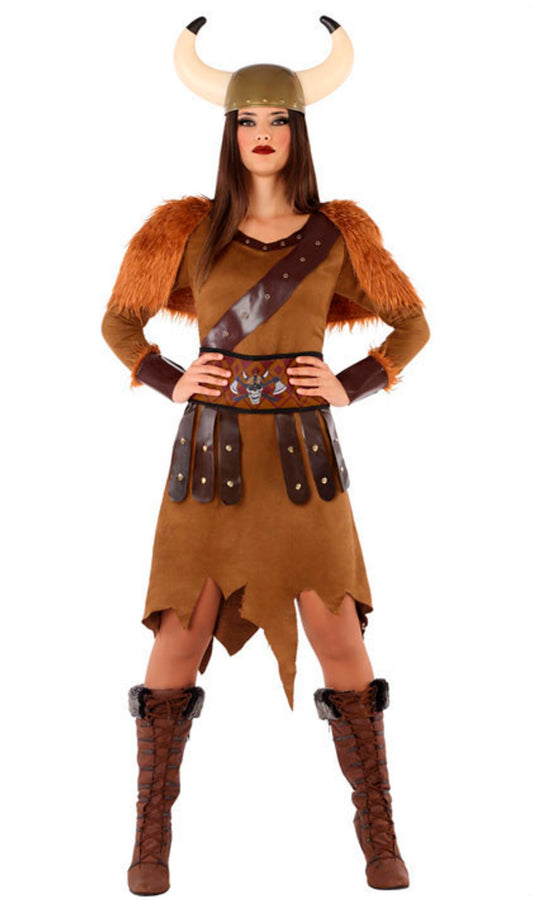 Disfraz de Vikinga Calavera para mujer I Don Disfraz