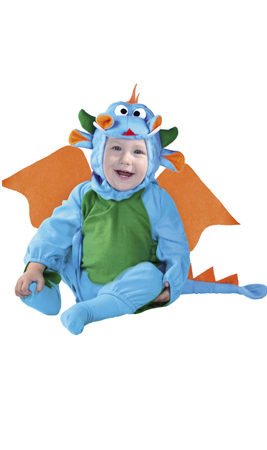 Disfraz de Dragón Azul bebé I Don Disfraz