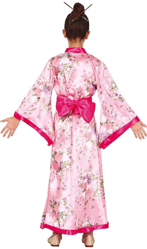Kimono Vestido Japones Infantil Disfraces Traje Tipico De Japon