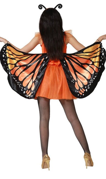 Disfraz de Mariposa Naranja para mujer I Don Disfraz