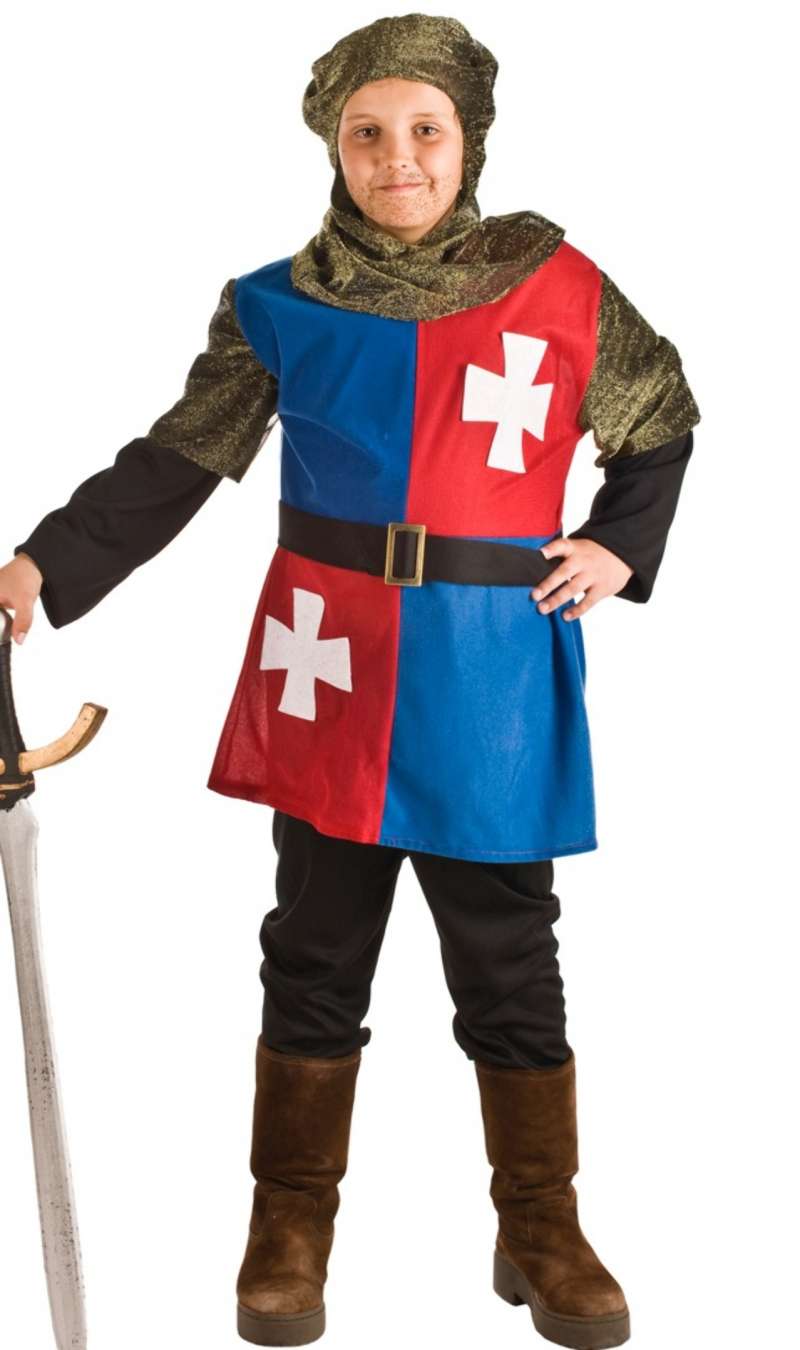 Disfraz Medieval Cuartelado para niño I Don Disfraz