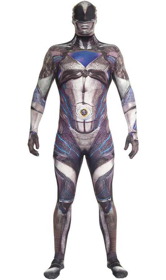 Disfraz Morphsuit™ Power Ranger Saban Negro adulto I Don Disfraz
