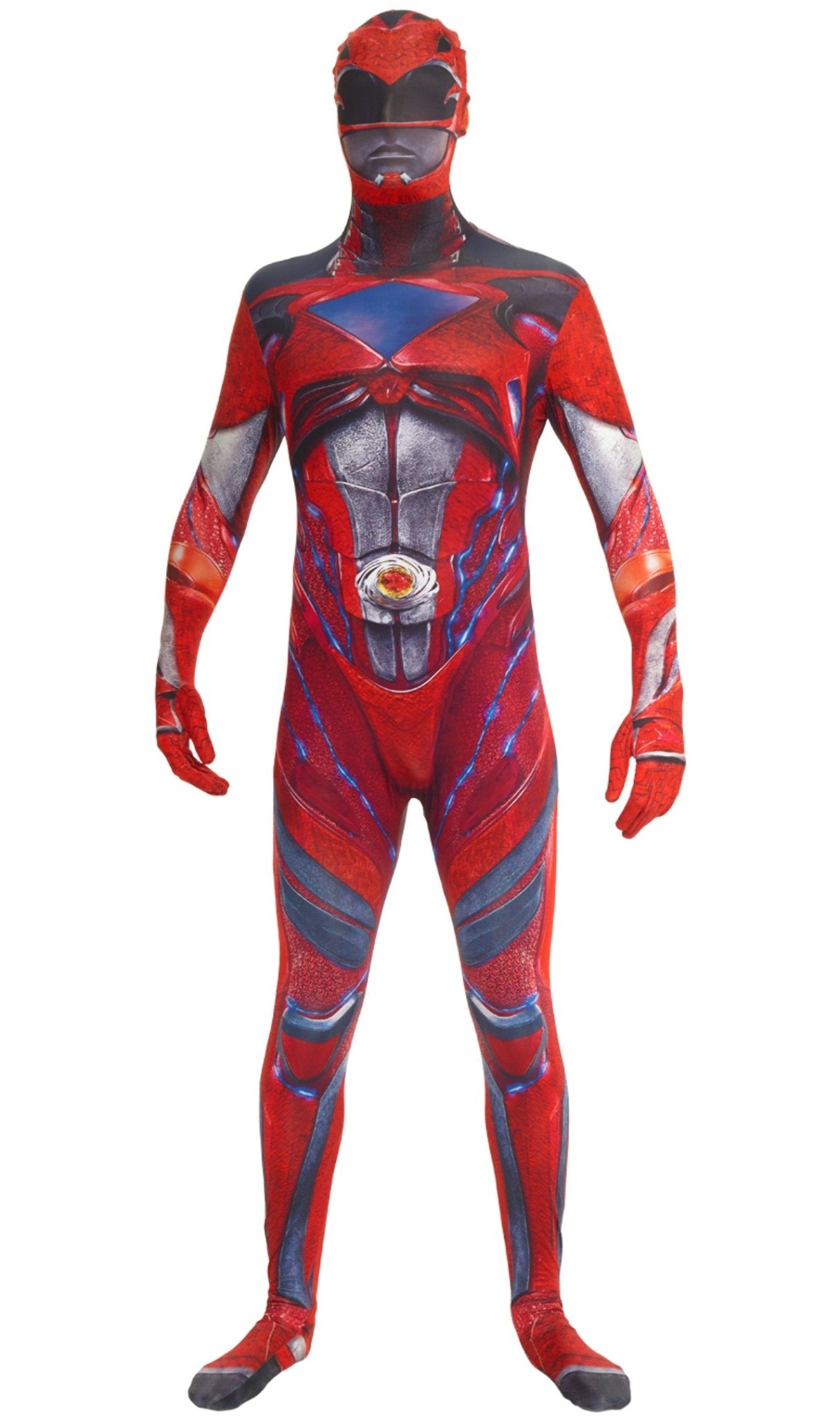 Disfraz Morphsuit™ Power Ranger Saban Rojo adulto I Don Disfraz