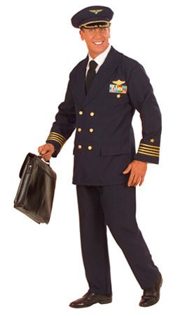 Disfraz de Piloto Comandante hombre I Don Disfraz