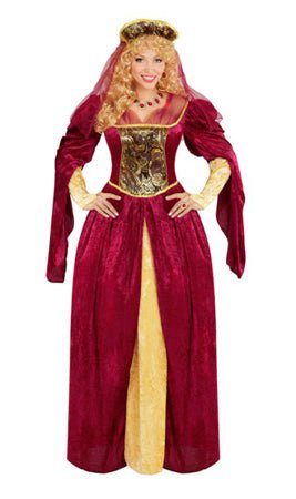 Disfraz XL de Reina Medieval Regina para mujer I Don Disfraz