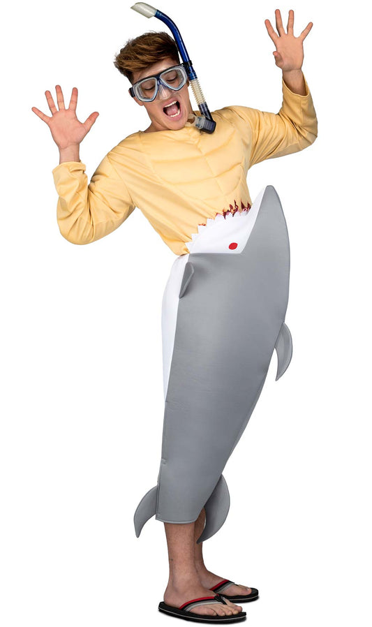 Disfraz Tiburón Hambriento para adulto I Don Disfraz