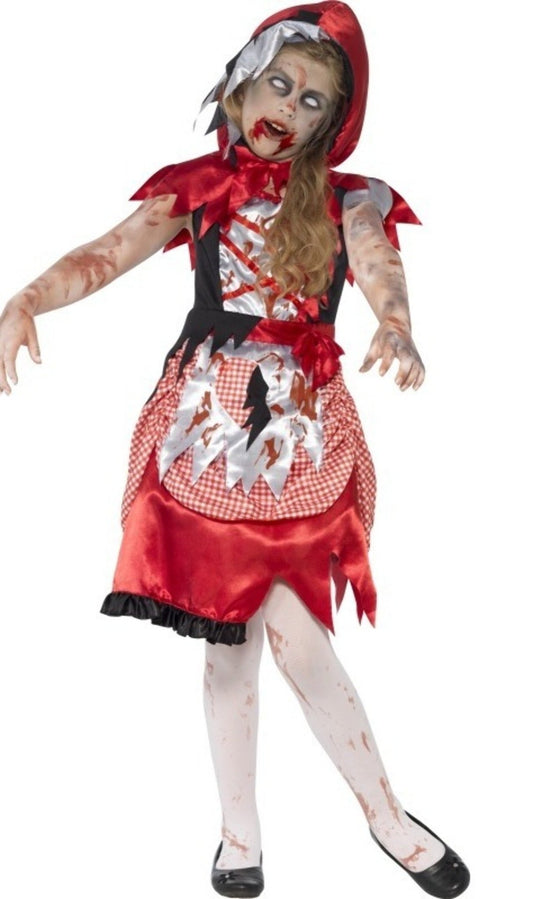 Disfraz Zombie de Caperucita para niña I Don Disfraz