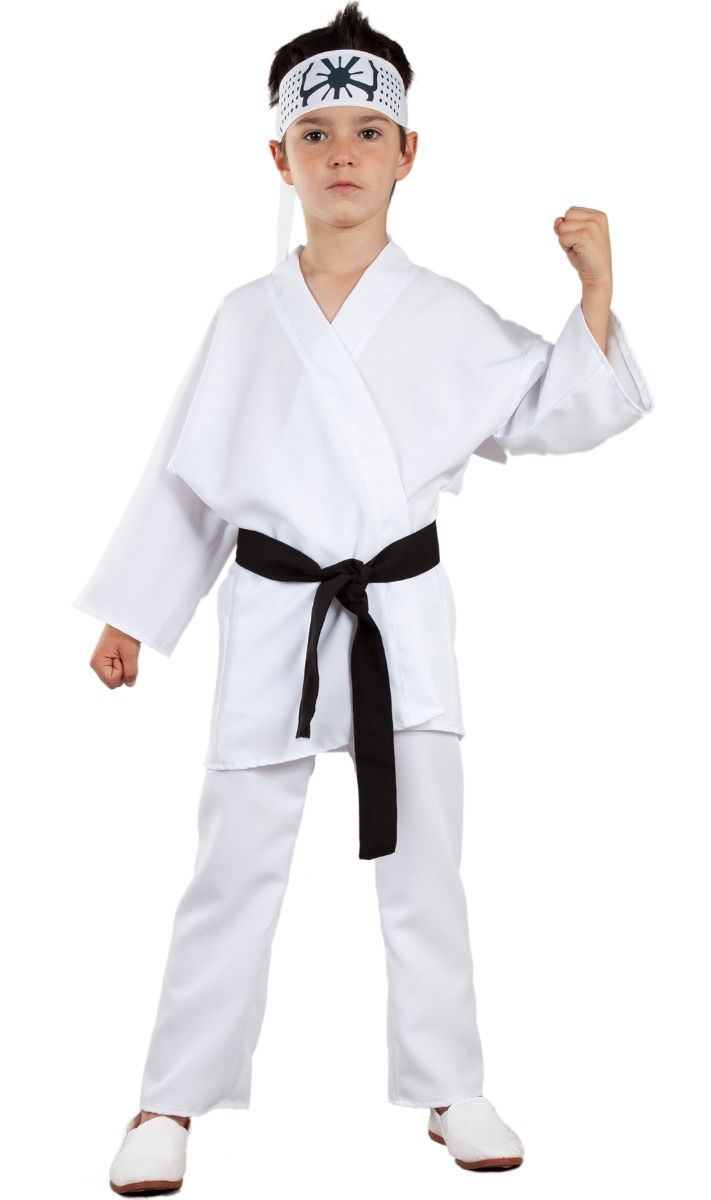 Disfraz de Cobra Kai Karateca Blanco infantil I Don Disfraz