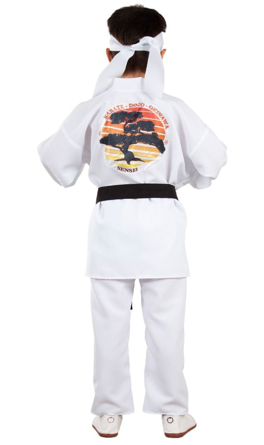 Disfraz de Cobra Kai Karateca Blanco infantil I Don Disfraz