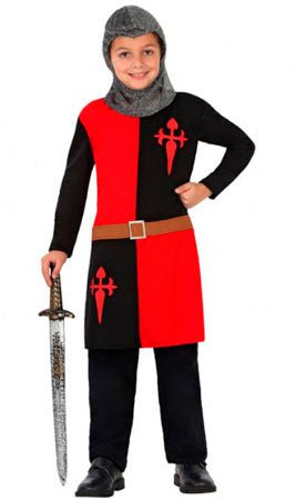 Disfraz de Caballero Medieval Cruces para niño I Don Disfraz