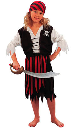 Disfraz de Pirata Chaleco para niña I Don Disfraz