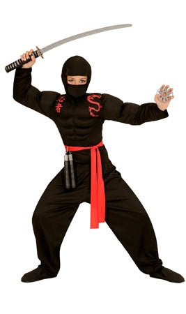 Disfraz de Ninja Musculoso infantil I Don Disfraz