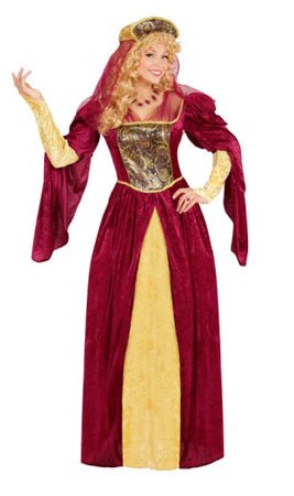 Este vestido medieval es perfecto para tu fiesta medieval o para Carnaval.