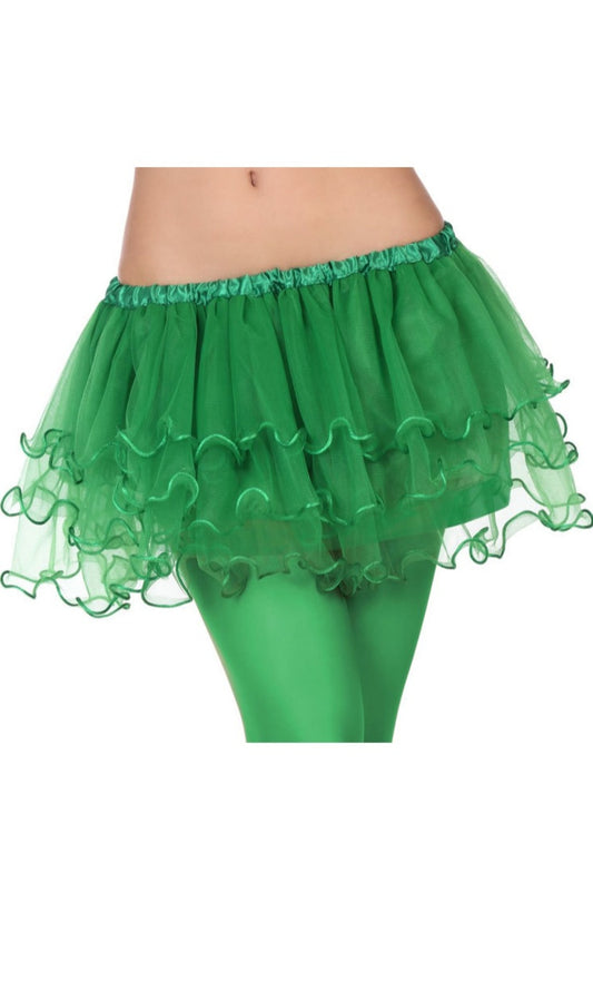 Falda de Tutú Verde