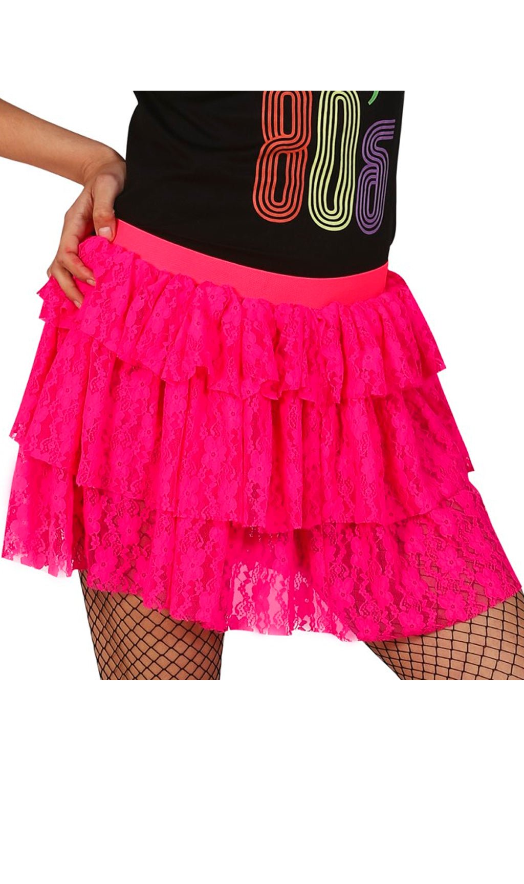 Falda Rosa Años 80 I Don Disfraz
