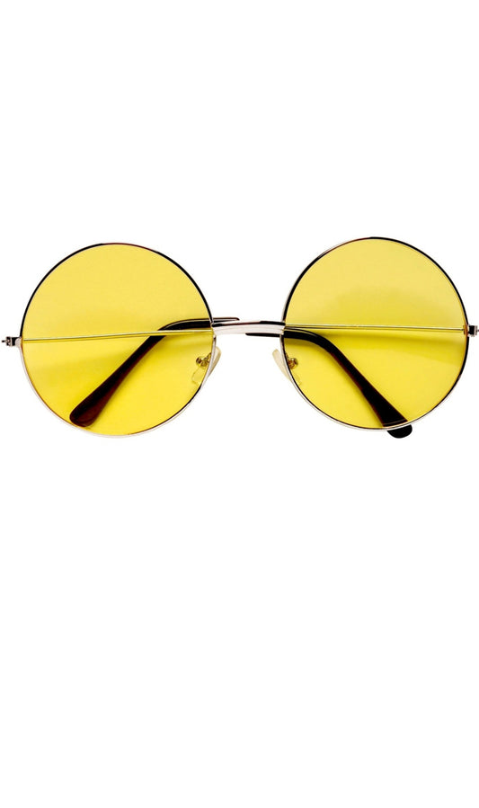 Gafas Redondas Amarillas Grandes