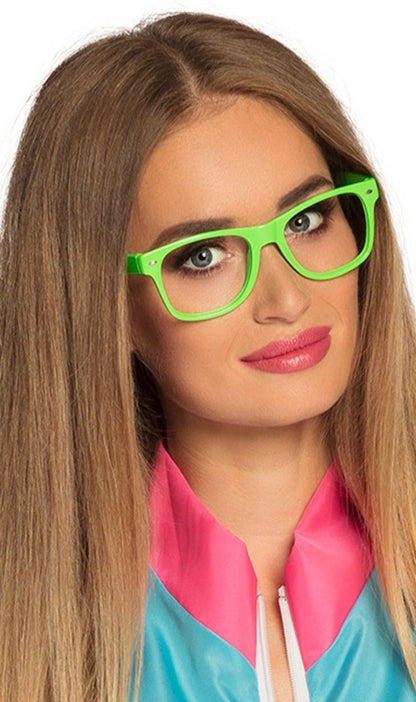 Gafas Verdes Neón Party