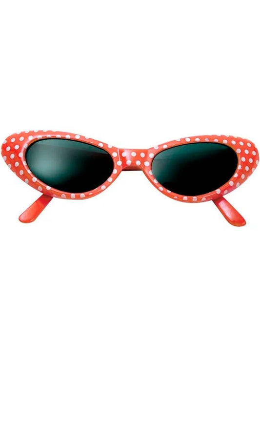 Gafas Pasta Años 50 Rojas