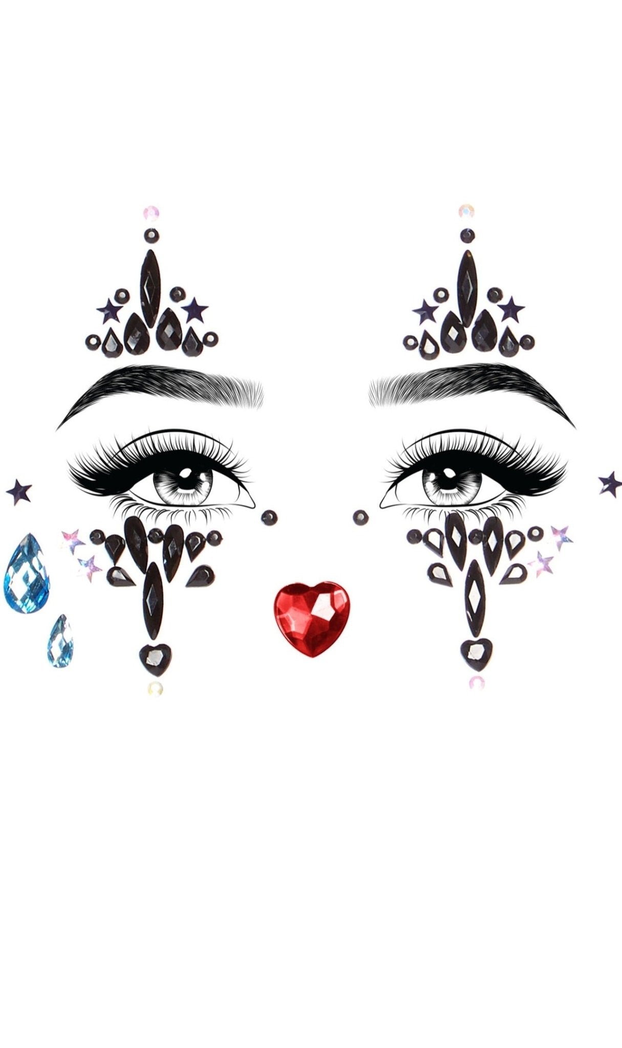 Gemas Glitter Arlequín Deluxe