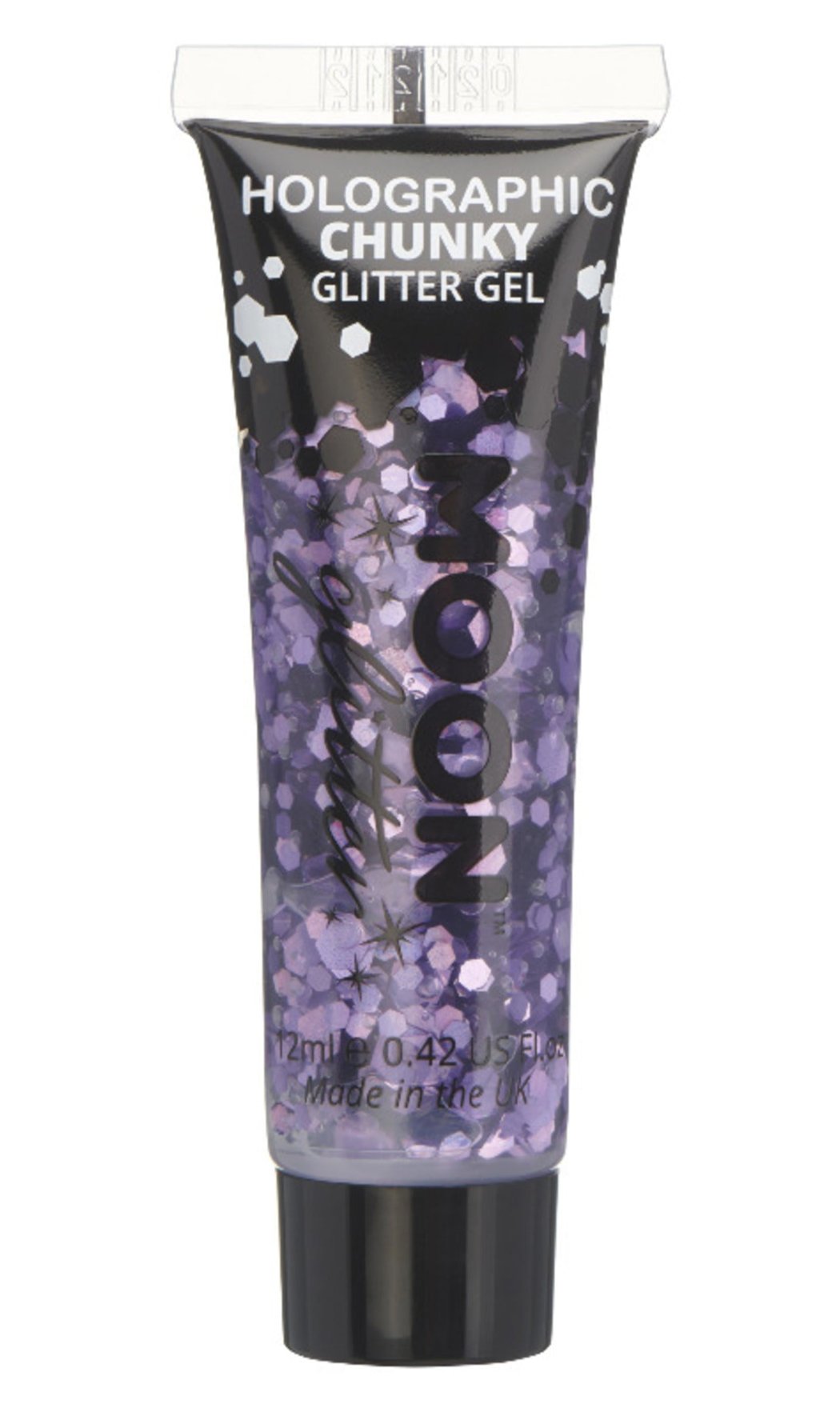 Glitter en Gel Púrpura Holográfica
