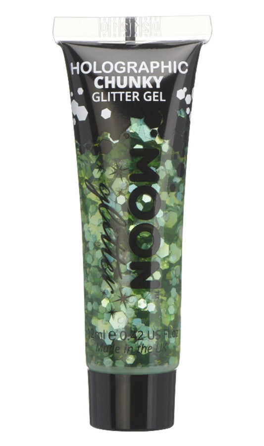 Glitter en Gel Verde Holográfica
