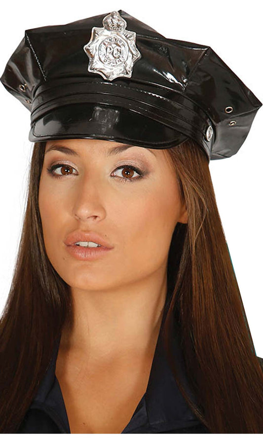 Gorra Policía Vinilo