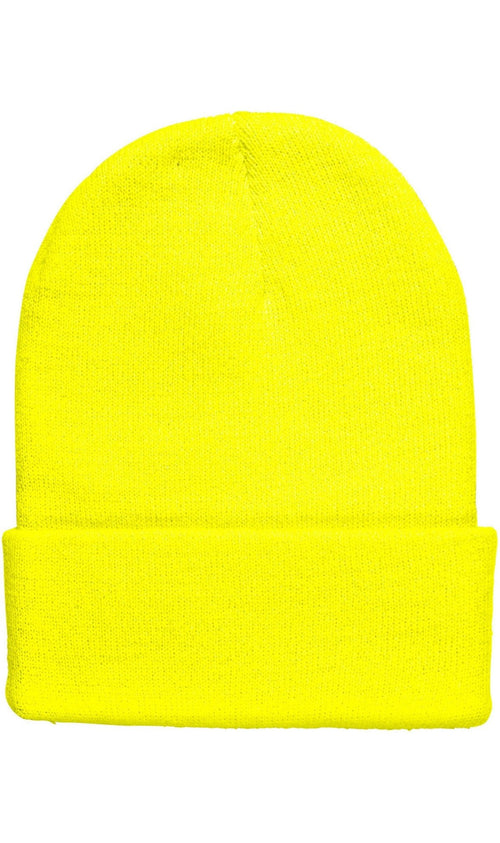 Gorro Amarillo Fluorescente para adulto