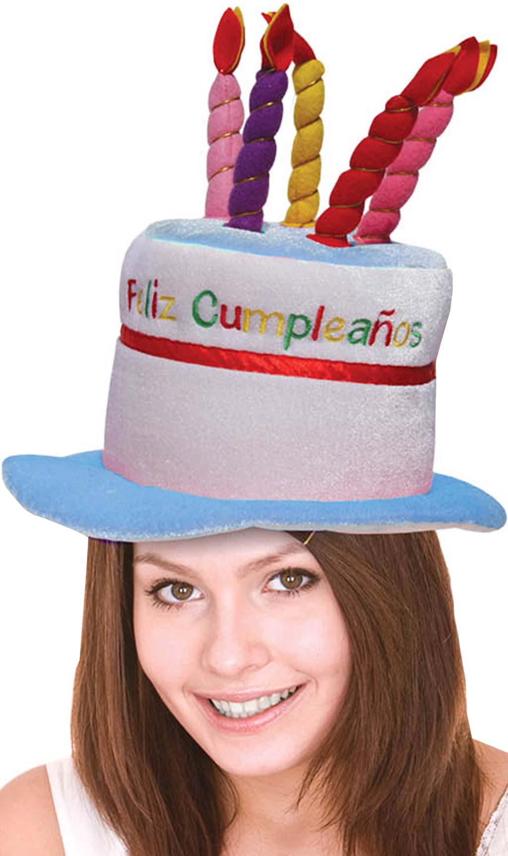 Gorro de "Feliz Cumpleaños" Azul