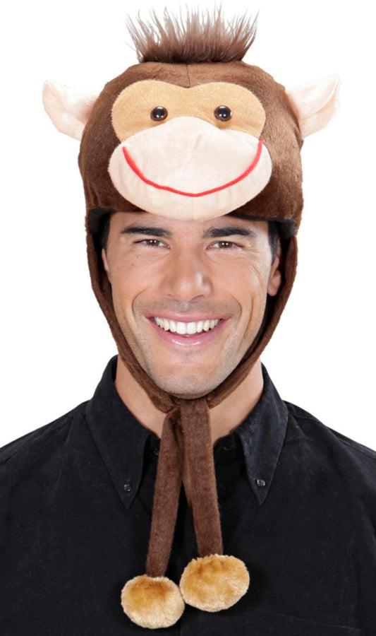 Gorro de Mono Marrón