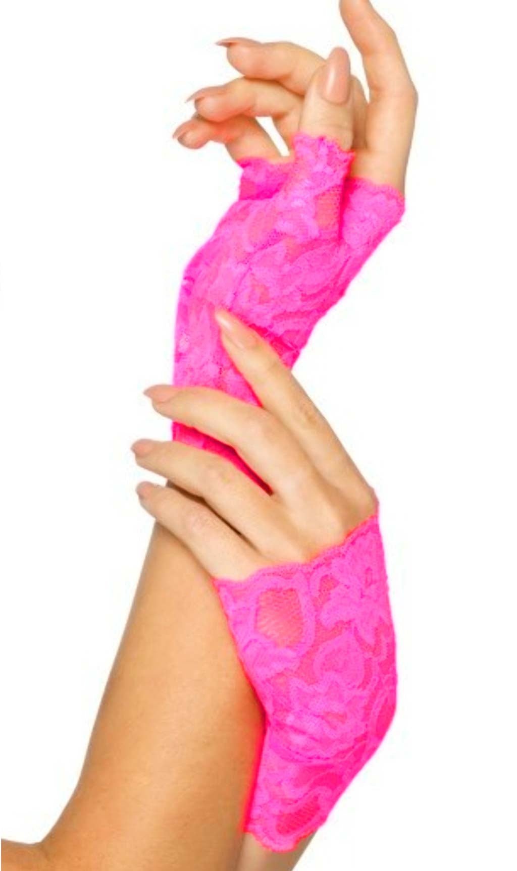 Guantes de Encaje Rosas