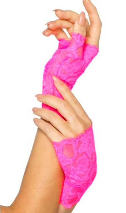 Guantes de Encaje Rosas