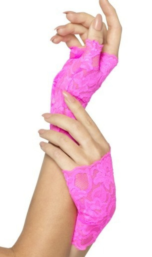 Guantes de Encaje Rosas