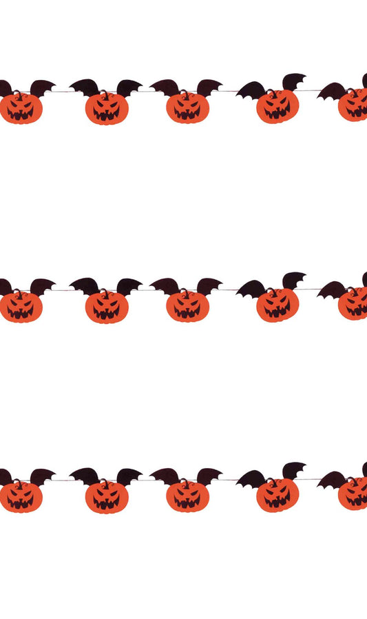 Guirnalda de Calabazas Murciélago