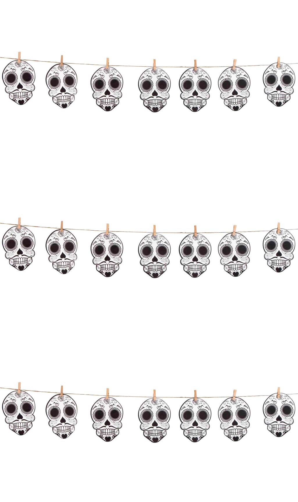 Guirnalda de Catrín Skull