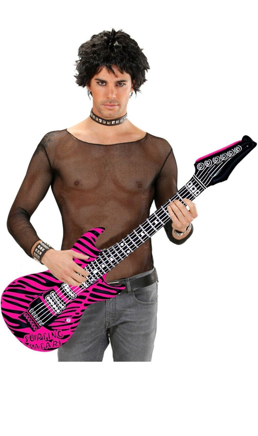 Guitarra Fucsia Hinchable