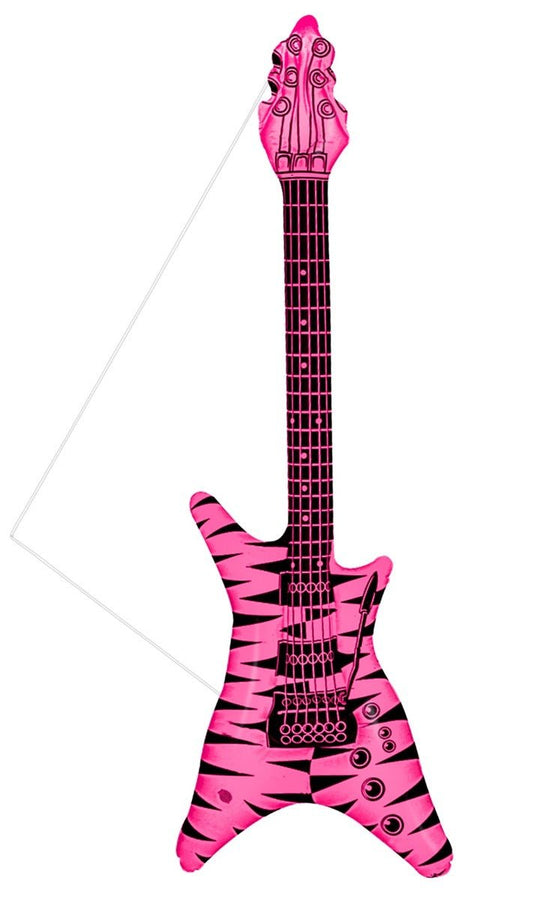 Guitarra Rock Rosa Hinchable