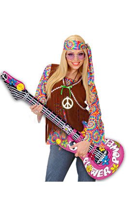 Guitarra Hippie Flower Hinchable