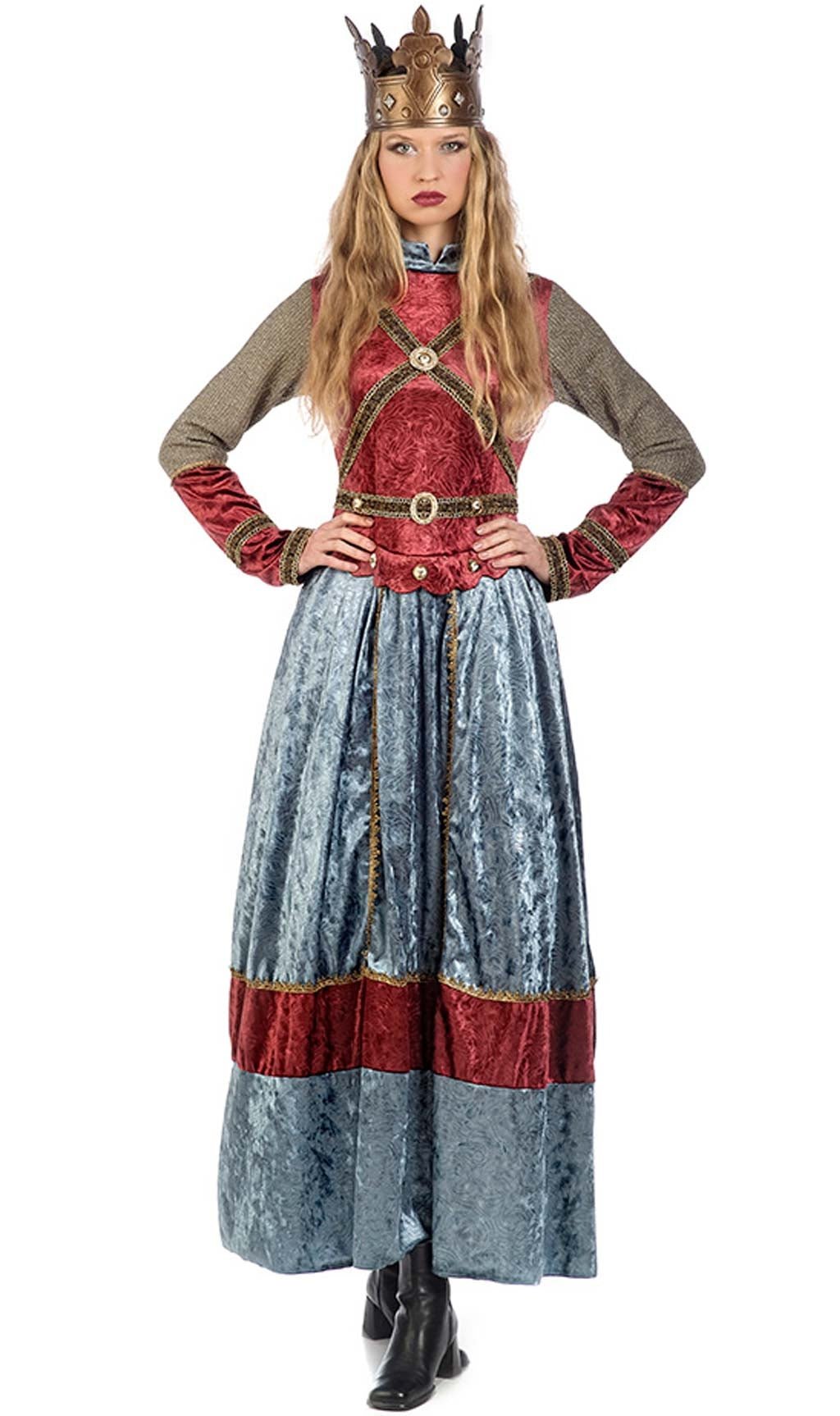Disfraz de Reina Medieval Irina para mujer I Don Disfraz